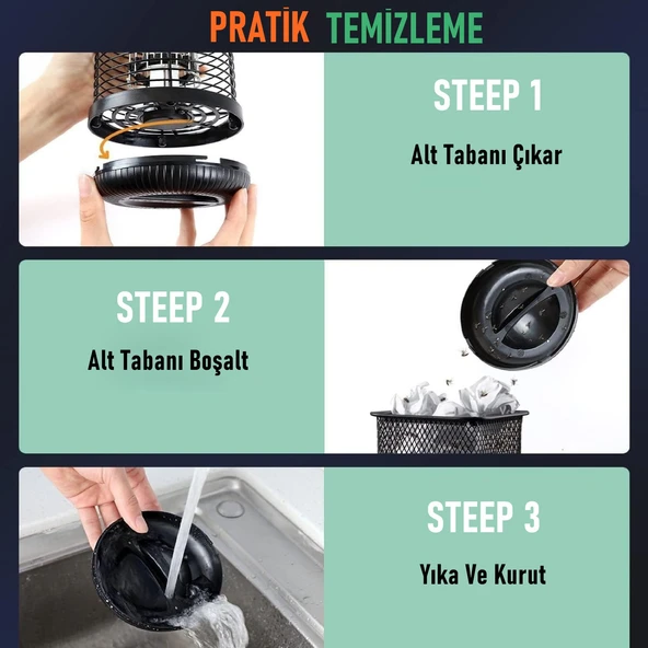 Rowenger MO8C Uv-Led Iç ve Dış Mekan Elektrikli Sinek Öldürücü Sivri Sinek Öldürücü Lamba - 4