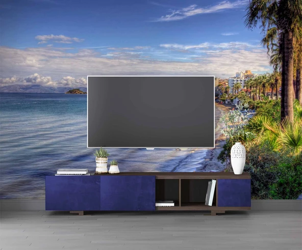 Aydın Plaj Manzaralı Duvar Kağıdı - Resim 3