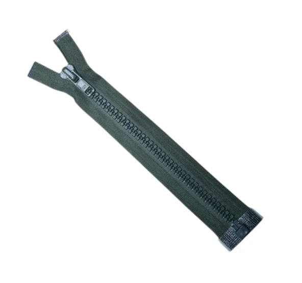 Haki Renk Fermuar - Kalın Diş - 10 No Makina - Hücum Yeleği Fermuarı - 3 Adet ürün görseli