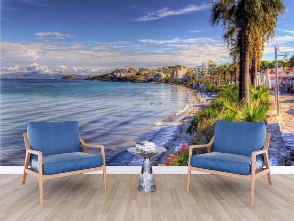 Aydın Plaj Manzaralı Duvar Kağıdı - Resim 6
