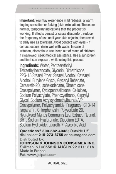 Neutrogena Retinol Regenerating Yüz Kremi 14GR - Resim 2