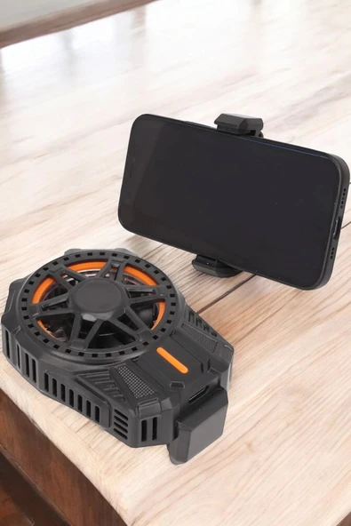 Fanlı Radyatör Soğutucu Telefon Soğutucu Tüm Telefonlara Uyumlu - Resim 3