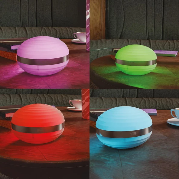 House Pratik HP69 Şarjlı Kumandalı  Akıllı Gece Lambası Beyaz - 3