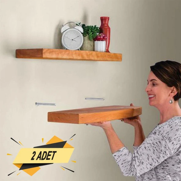 Nobel Kolay Montaj Gizli Raf Tutucu 10 Mm X 10 Cm (2 Adet)