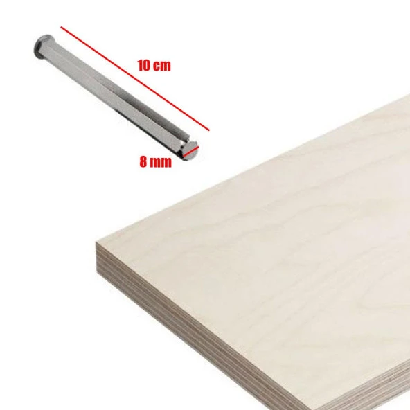 Nobel Kolay Montaj Gizli Raf Tutucu 10 Mm X 10 Cm (2 Adet) - 3