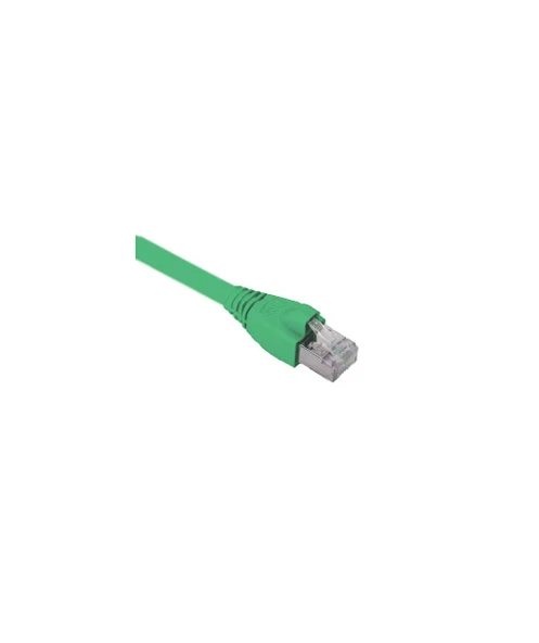 Cat6A S/FTP Patch Cord LSOH 0,5m Yeşil TdrTR