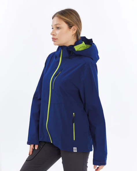 Mapamyumco Windbreaker Kadın Ceket-LACİVERT - Resim 3