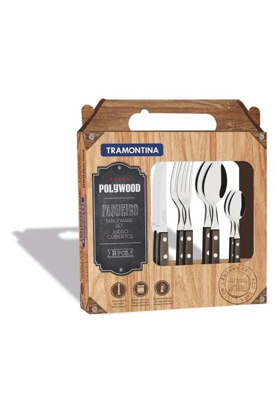 Churrasco 21199/905 Çatal, Kaşık, Biftek-steak Bıçağı Seti (24LÜ KUTU) - 2