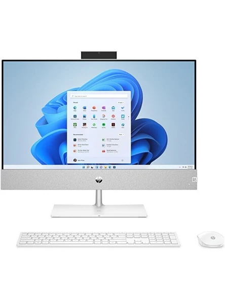 HP Pavilion Amd RYZEN5-5500U 16GB Ram 512GB SSD Amd Radeon Grafik Kartı 23,8" W11 Gümüş All-In One Desktop - 1