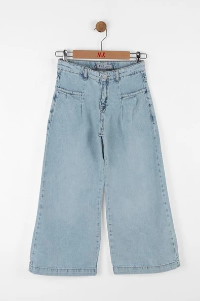 Kız Çocuk Double Kot Pantolon 58708 - 3