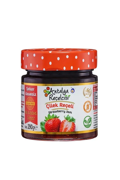 Çilek Reçeli 290g Rafine Şeker İlavesiz