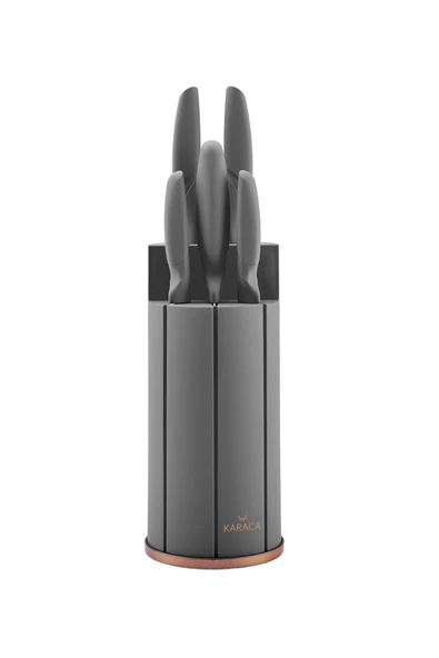 Modern Çelik Proofcut Gray 6 Parça Bıçak Seti