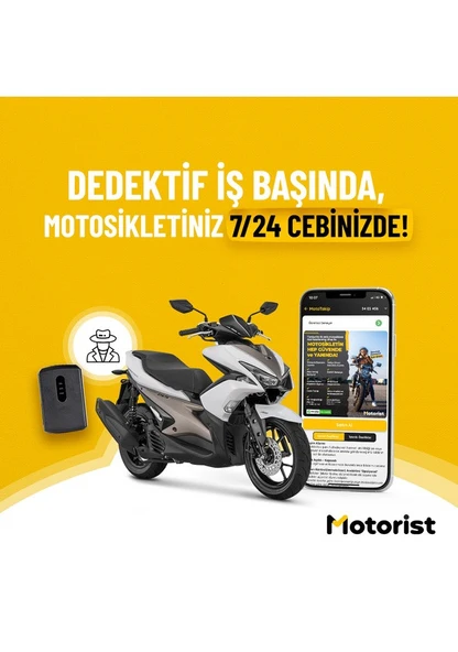 Motorist Motosiklet Takip Sistemi  Siren/buzzer  Canlı Takip Sarsıntı Alarmı Hırsızlık Alarmı - 2