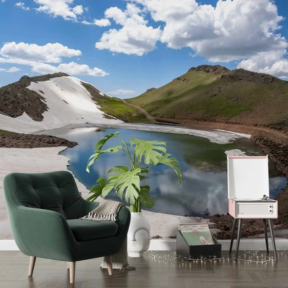 Bingöl Karlı Dağ Manzaralı Manzaralı Duvar Kağıdı - Resim 6