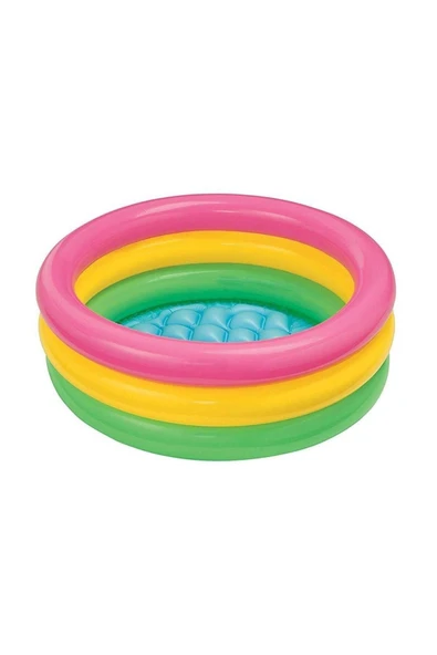 Intex 3 Boğumlu Sunset Bebek Havuzu 86x25 cm IH58924 - 2