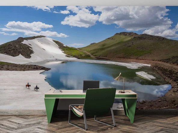 Bingöl Karlı Dağ Manzaralı Manzaralı Duvar Kağıdı - Resim 4