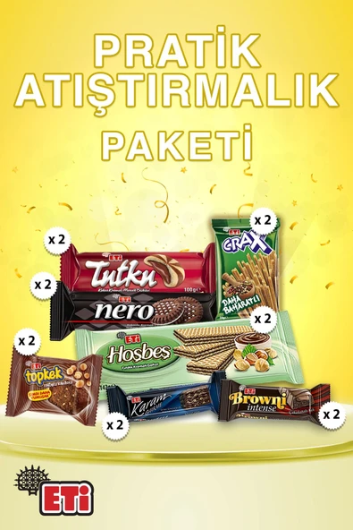 Eti Pratik Atıştırmalık Paketi