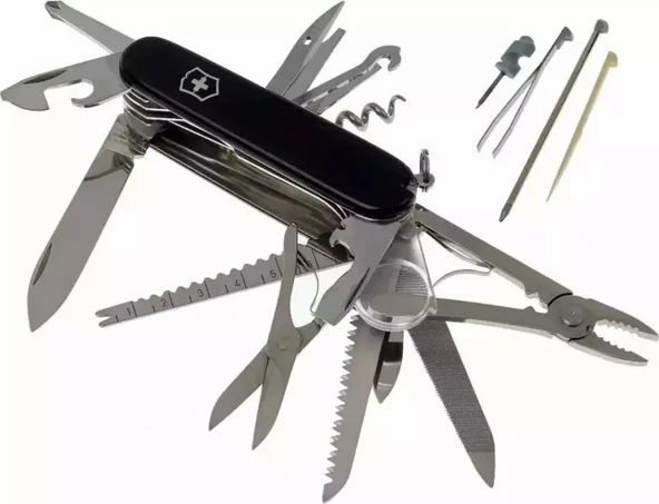 Victorinox SwissChamp 1.6795.3 Siyah İsviçre Çakısı 91mm 33F - 5
