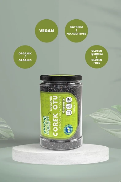 Organik Glutensiz Çörek Otu 100 Gr x2 / Organic Gluten-Free Black Cumin 100 Gr x2 - 3