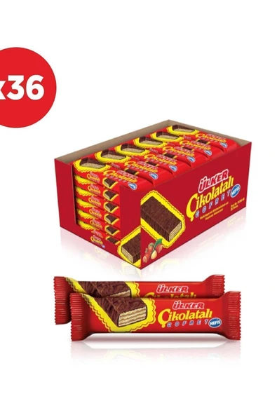 Ülker Çikolatalı Gofret 36 G 36'lı