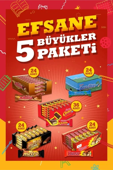 Ülker 5 Büyükler Paket Seti