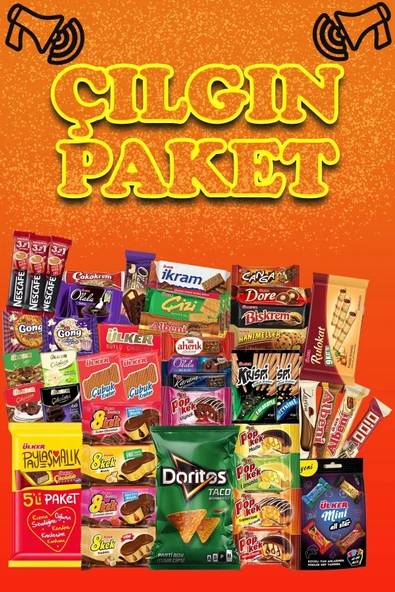 Ülker Çılgın Efsane Paket 44 Parça.tohumlu Kalem Hediye