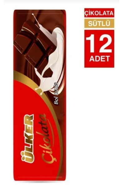 Ülker Bol Sütlü Baton Çikolata 30 Gram x (12 Adet)