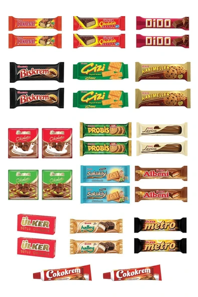Ülker Efsane Atıştırmalık Extra Paketi