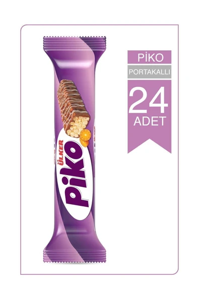Ülker Piko Sütlü Çikolata 18 g (24 Adet)