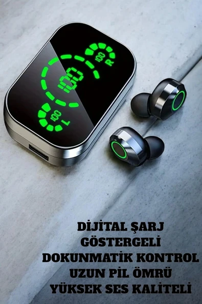 Bluetooth Kulaklık Mikrofonlu Dokunmatik Kontrol ANC Özelliği - 2