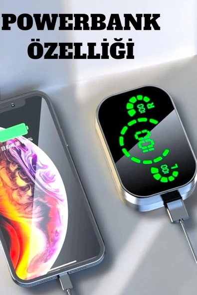 Bluetooth Kulaklık Çift Telefon Desteği ve Suya Dayanıklı Powerbankli - 4