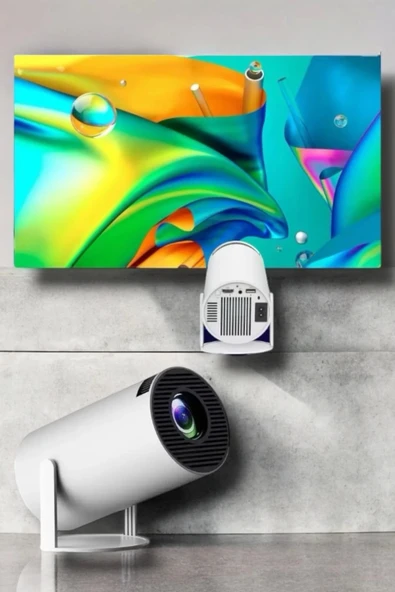 130 İnç Geniş Ekran ve 4K Destekli Full HD Projeksiyon Cihazı - 4