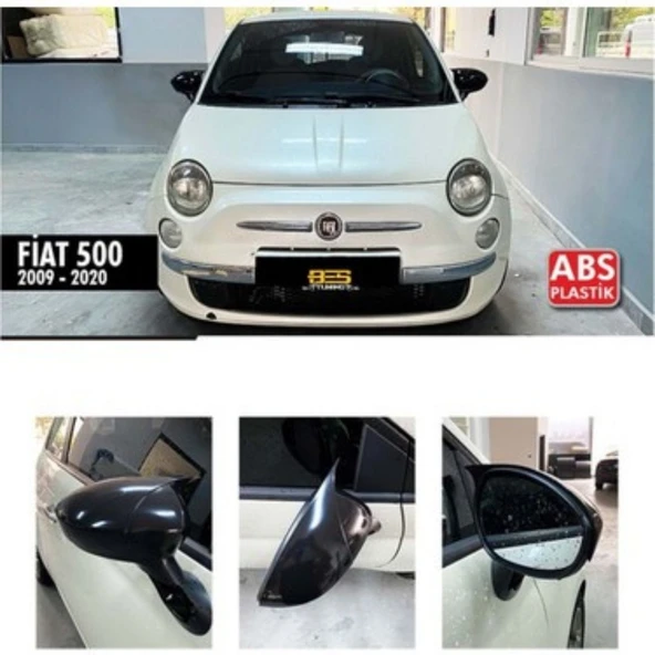 Fiat 500 Batman Ayna Kapağı (2014+ - 1