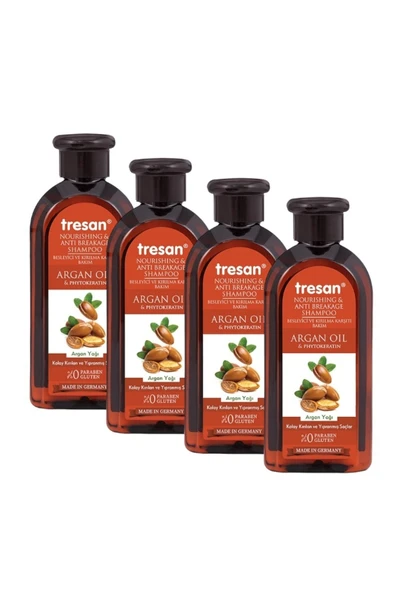 Argan Yağı & Phytokeratin Besleyici Ve Kırılma Karşıtı Bakım Şampuanı 300 Ml X 4 Adet