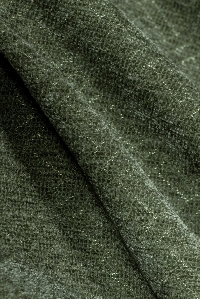 Jakarlı Şönil Koltuk Örtüsü  | Çekyat Örtüsü | Koltuk Şalı 175x300 Kaymaz Sage Yeşil - 4
