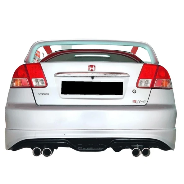 Honda Civic Vtec 2 Makyajlı Custom Arka Ek (Plastik) - 1
