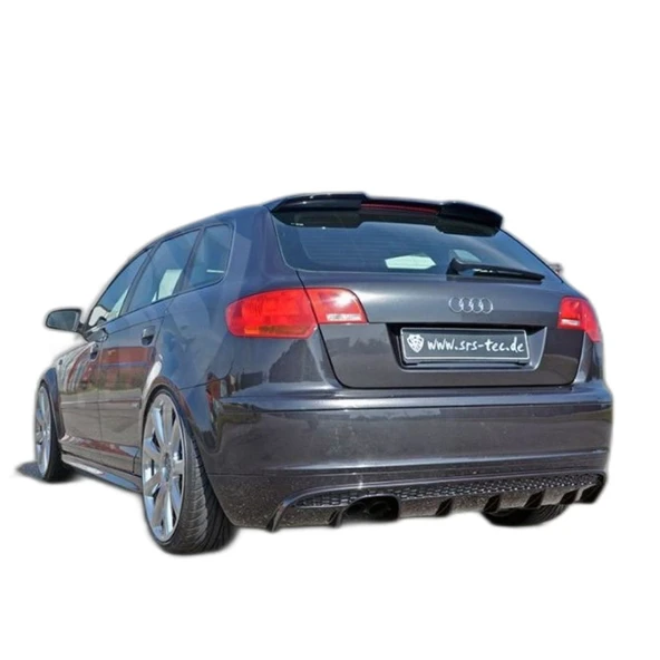Audi A3 HB Spoiler 2008-2012 (Plastik) Boyasız - 1