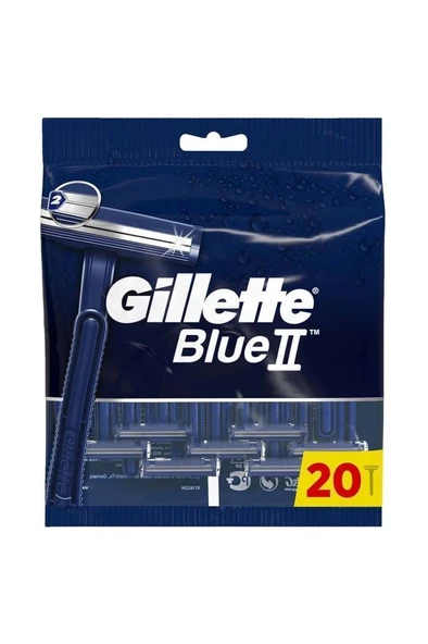 Gillette Blue 2 Kullan At Tıraş Bıçağı 20'li Extra Büyük Paket