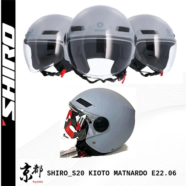 SHIRO KASK JET OFC KIOTO M.C MAT NARDO L 5960