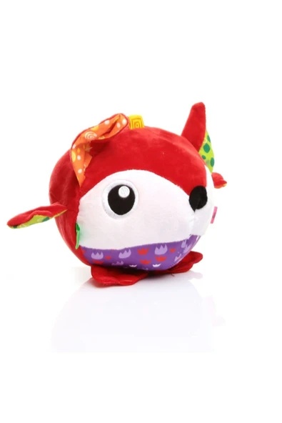 SOZZY TOYS Çıngıraklı Topum 3 Boyutlu Tilki Figürü (SZY171) - 3