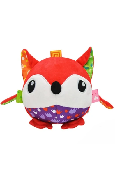 SOZZY TOYS Çıngıraklı Topum 3 Boyutlu Tilki Figürü (SZY171)