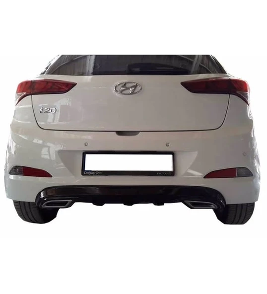 Hyundai i20 Egzoz Görünüm Difüzör (Plastik)