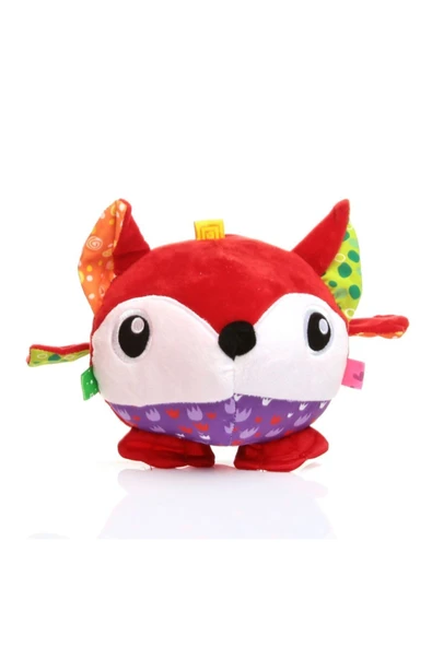 SOZZY TOYS Çıngıraklı Topum 3 Boyutlu Tilki Figürü (SZY171) - 2