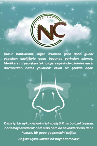 Yeni Nesil Horlama Önleyici Burun Bandı Nefes Alma Aparatı 18'li Set - Resim 2