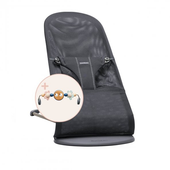 Babybjörn Bliss Ana Kucağı Mesh Oyuncaklı / Anthracite - 6