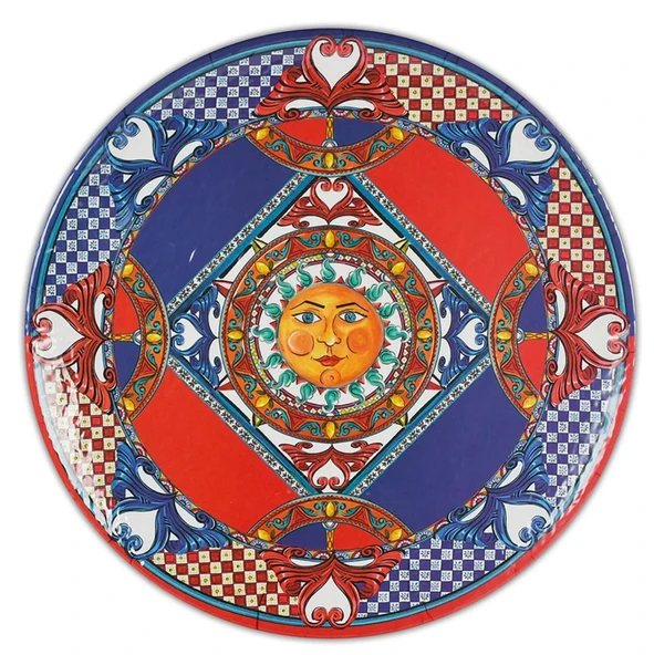 Baci Milano Sole Mio Servis Tabağı Yuvarlak Melamin 45 cm ürün görseli