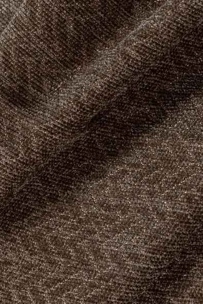 Jakarlı Şönil Koltuk Örtüsü  | Çekyat Örtüsü | Koltuk Şalı 175x300 Kaymaz Kahve - Resim 4