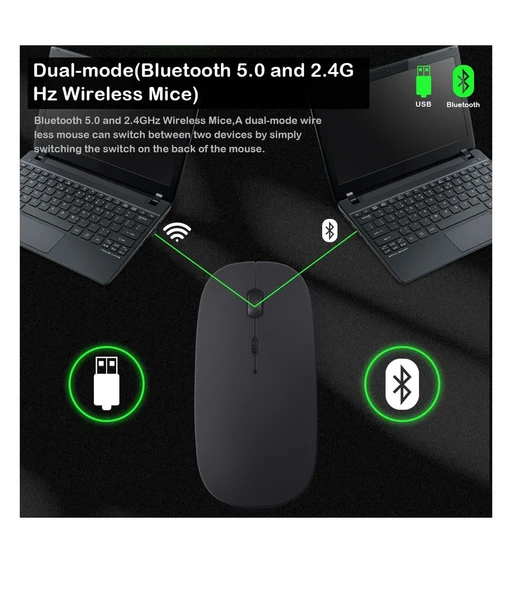 TCL TAB 10 S Tablet İçin Uyumlu Slim Şarjlı Türkçe Bluetooth Klavye ve Mouse Seti - 2
