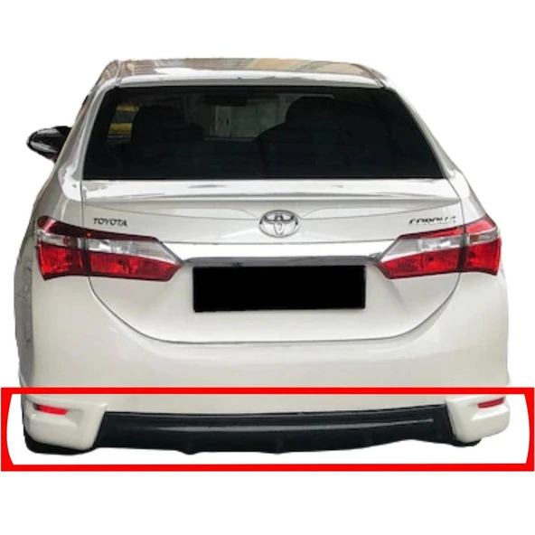 Toyota Corolla Arka Flap + Orta Difüzör (Plastik)