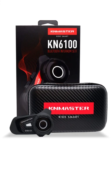 Knmaster KN6100 Motosiklet Kask İnterkom Bluetooth Intercom Kulaklık Seti - 2